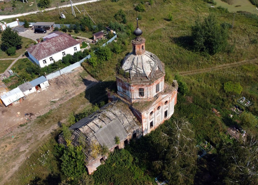 Сорогужино. Церковь Рождества Пресвятой Богородицы. фасады