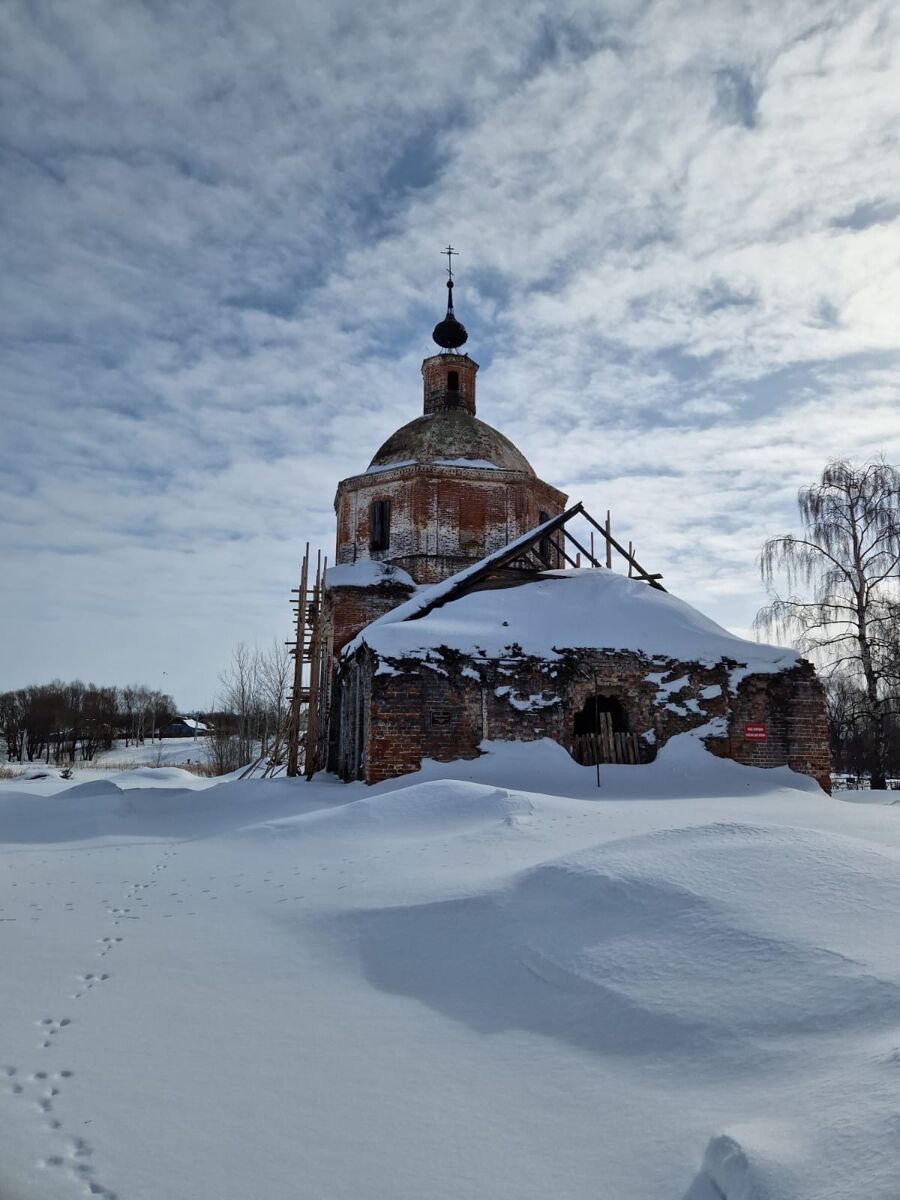 Сорогужино. Церковь Рождества Пресвятой Богородицы. документальные фотографии