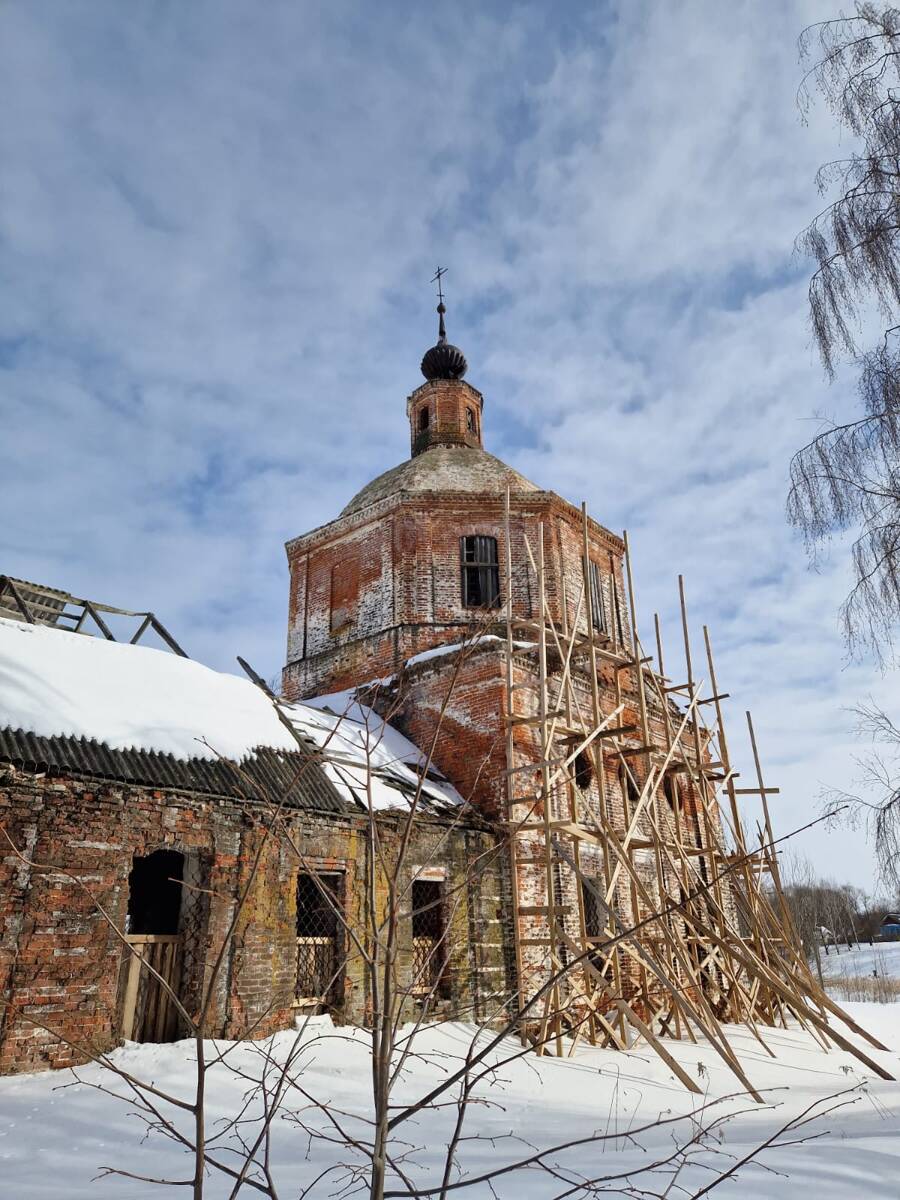 Церковь Рождества Пресвятой Богородицы, Сорогужино (Юрьев-Польский район, Владимирская область). документальные фотографии
