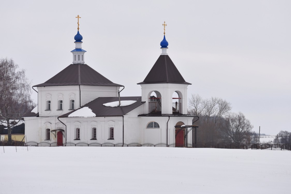 Леднёво. Церковь Космы и Дамиана. фасады, Вид с северо-запада.