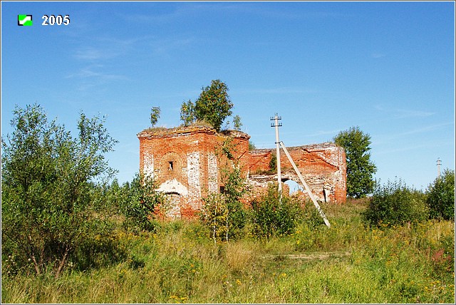 Церковь Николая Чудотворца, Краски (Юрьев-Польский район, Владимирская область). фасады, Вид с юго-запада