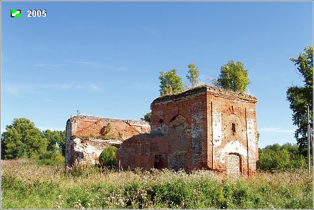 Церковь Николая Чудотворца, Краски (Юрьев-Польский район, Владимирская область). фасады, Вид с северо-запада