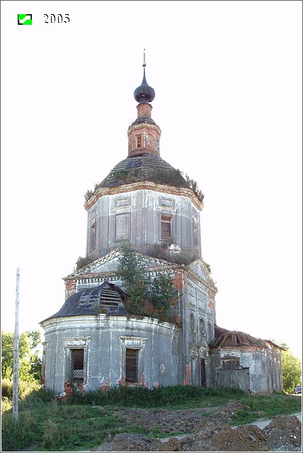 Церковь Иоанна Богослова, Косинское (Юрьев-Польский район, Владимирская область). фасады, Восточный фасад