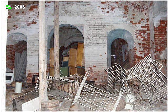 Церковь Иоанна Богослова, Косинское (Юрьев-Польский район, Владимирская область). интерьер и убранство, Интерьер основного объема