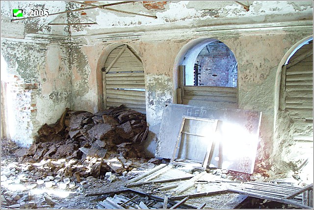 Церковь Иоанна Богослова, Косинское (Юрьев-Польский район, Владимирская область). интерьер и убранство, Интерьер трапезной