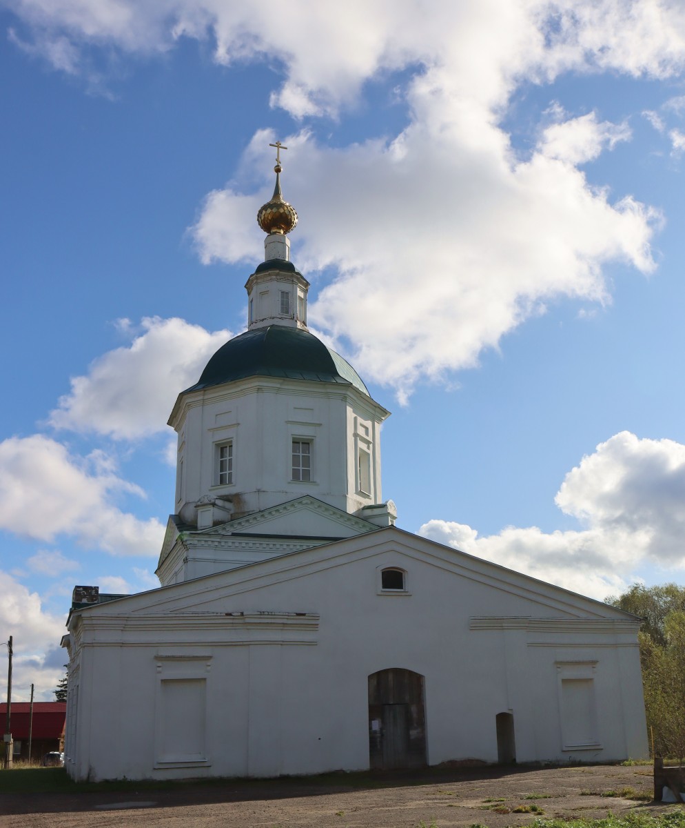 Косинское. Церковь Иоанна Богослова. фасады, Вид с запада