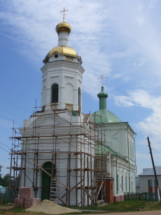 Церковь Рождества Христова, Шеланга (Верхнеуслонский район, Республика Татарстан). фасады, Вид с юго-запада