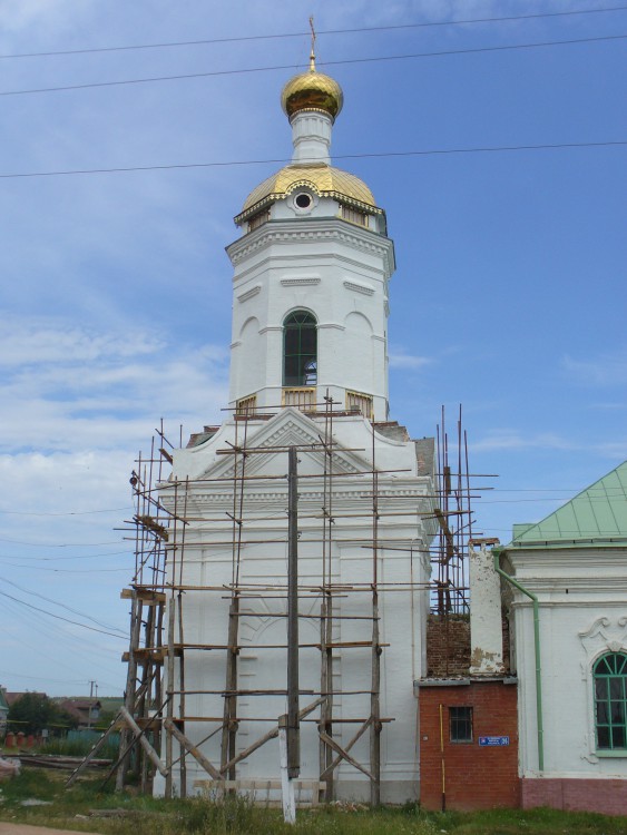 Церковь Рождества Христова, Шеланга (Верхнеуслонский район, Республика Татарстан). архитектурные детали, Колокольня с юга