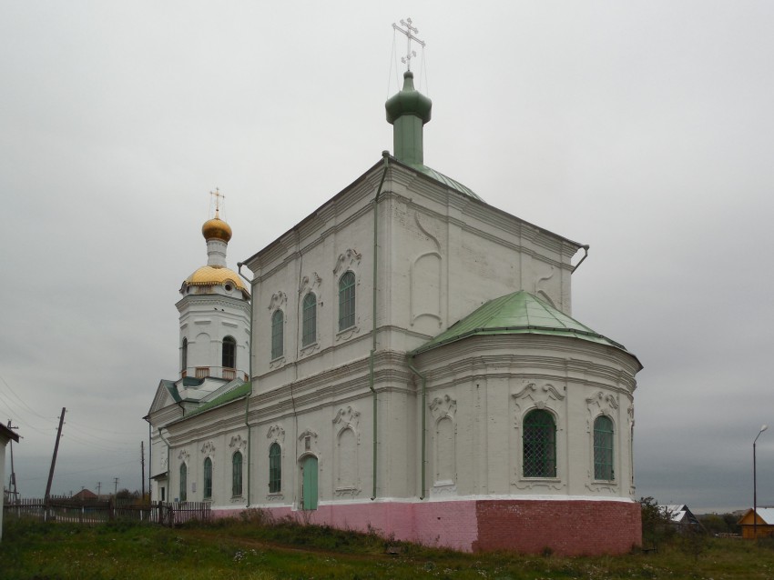 Церковь Рождества Христова, Шеланга (Верхнеуслонский район, Республика Татарстан). фасады, Вид с юго-востока