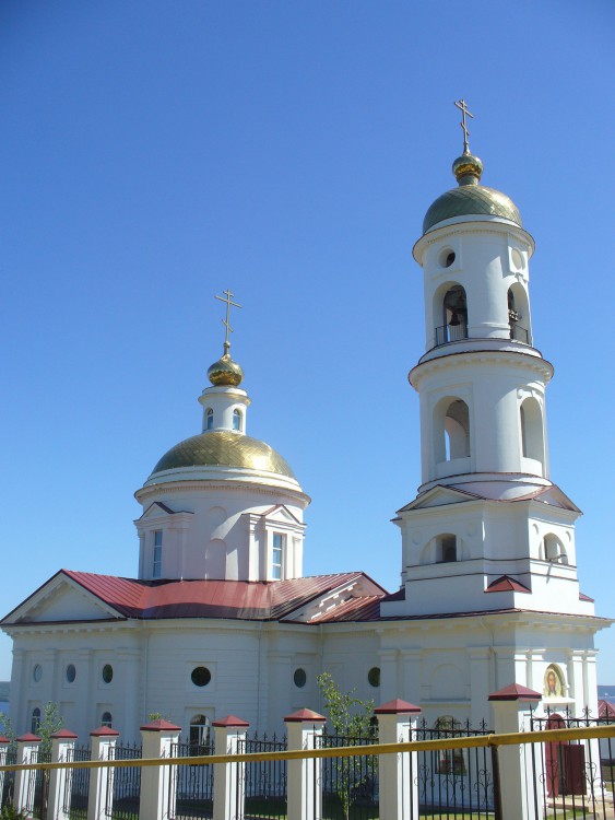 Церковь Рождества Иоанна Предтечи, Ключищи (Верхнеуслонский район, Республика Татарстан). фасады, Вид с северо-запада