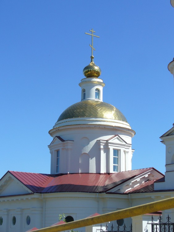 Церковь Рождества Иоанна Предтечи, Ключищи (Верхнеуслонский район, Республика Татарстан). архитектурные детали, Верхняя часть основного объема
