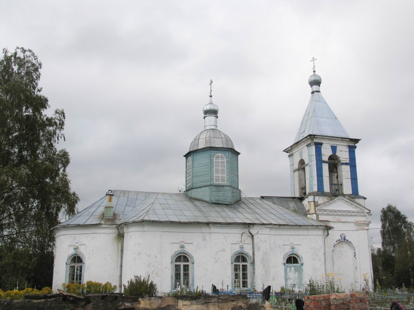 Церковь Успения Пресвятой Богородицы, Молочково (Солецкий район, Новгородская область). фасады