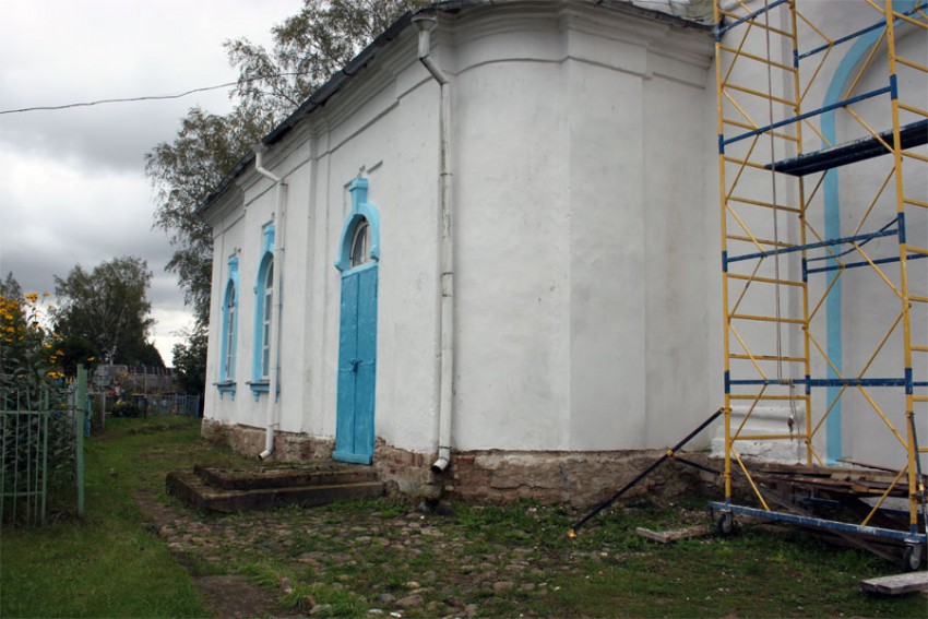 Церковь Успения Пресвятой Богородицы, Молочково (Солецкий район, Новгородская область). архитектурные детали, Северная стена храма