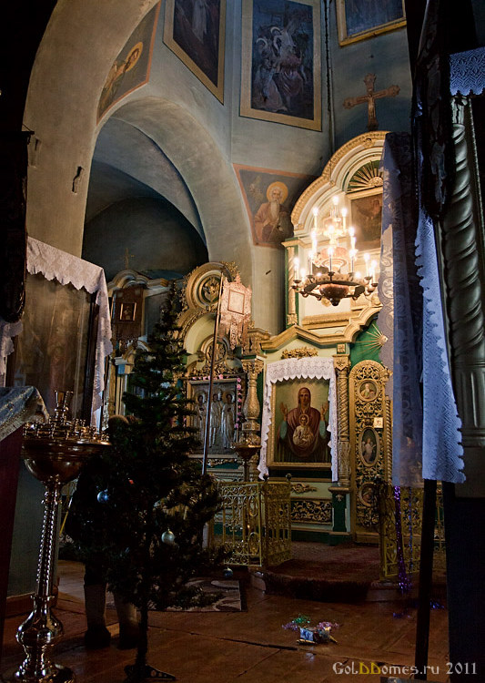 Церковь Троицы Живоначальной, Подгощи (Шимский район, Новгородская область). интерьер и убранство
