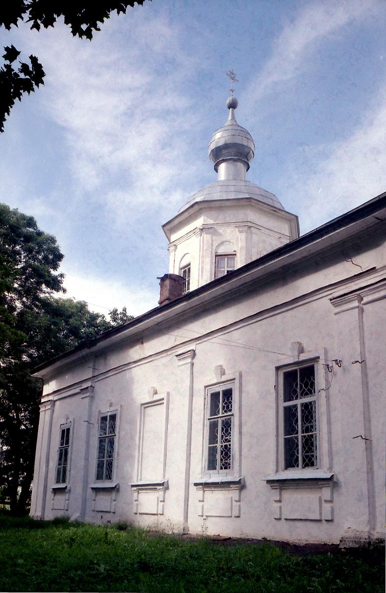 фасады. Церковь Троицы Живоначальной, Подгощи (Шимский район, Новгородская область)