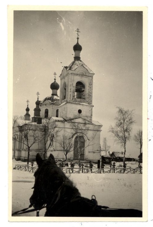 Церковь Владимирской иконы Божией Матери, Горцы (Шимский район, Новгородская область). архивная фотография, Фото 1942 г. с аукциона e-bay.de