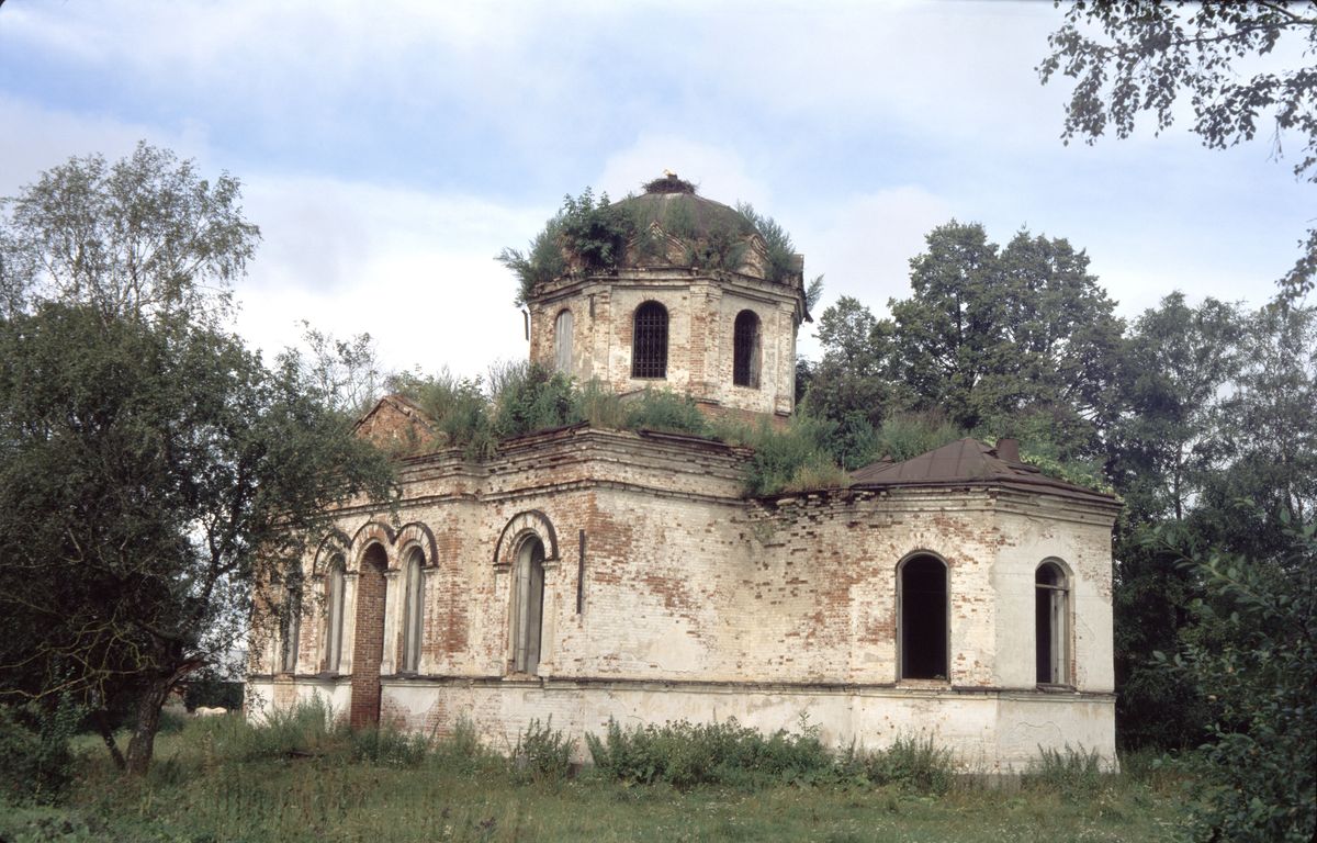 фасады. Церковь Владимирской иконы Божией Матери, Горцы (Шимский район, Новгородская область)
