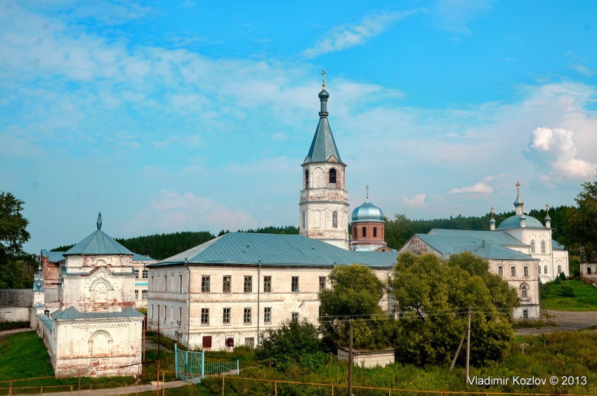 Тихвинский Керенский (мужской) монастырь, Вадинск (Вадинский район, Пензенская область). общий вид в ландшафте