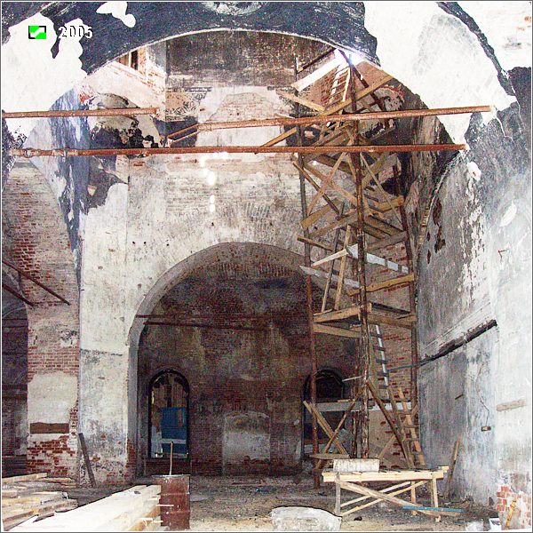 Церковь Троицы Живоначальной, Фёдоровское, посёлок (Юрьев-Польский район, Владимирская область). интерьер и убранство, Интерьер церкви