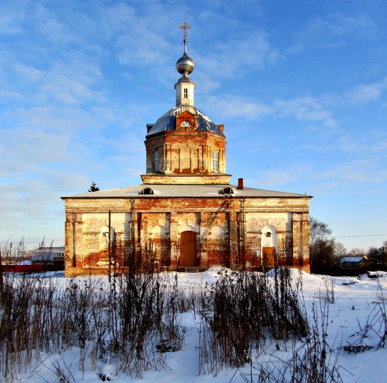 Церковь Троицы Живоначальной, Фёдоровское, посёлок (Юрьев-Польский район, Владимирская область). фасады, вид с запада