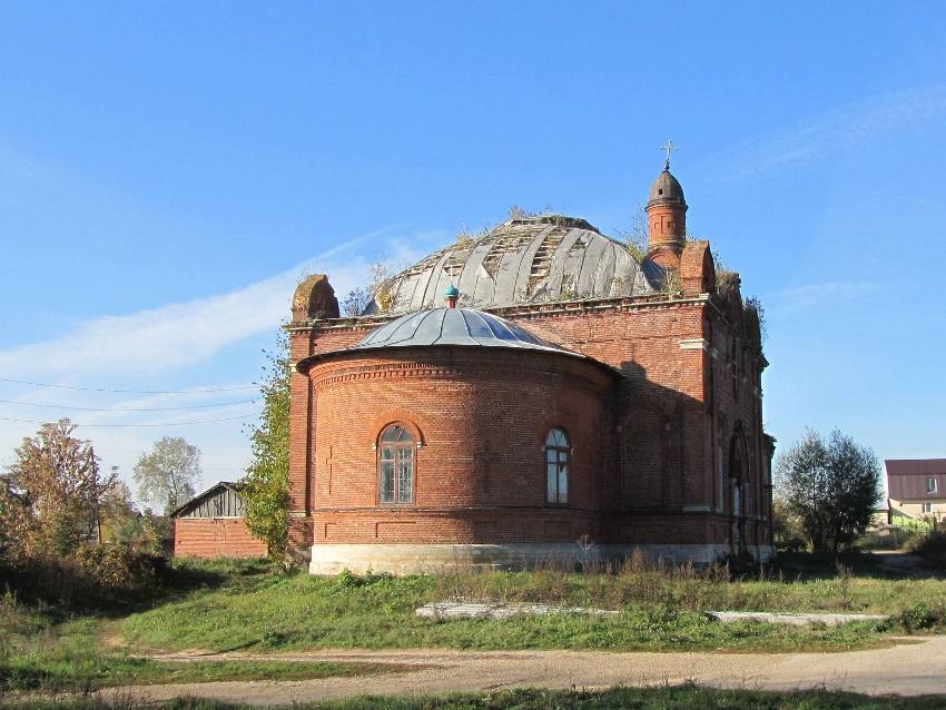 Церковь Николая Чудотворца, Никольское (Щёкинский район, Тульская область). фасады, вид с востока