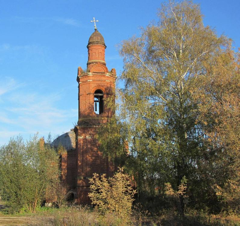 Церковь Николая Чудотворца, Никольское (Щёкинский район, Тульская область). фасады, вид с запада