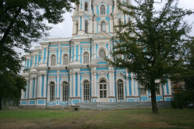 Воскресенский Смольный Новодевичий монастырь. Собор Воскресения Христова (