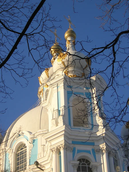 Воскресенский Смольный Новодевичий монастырь. Собор Воскресения Христова (