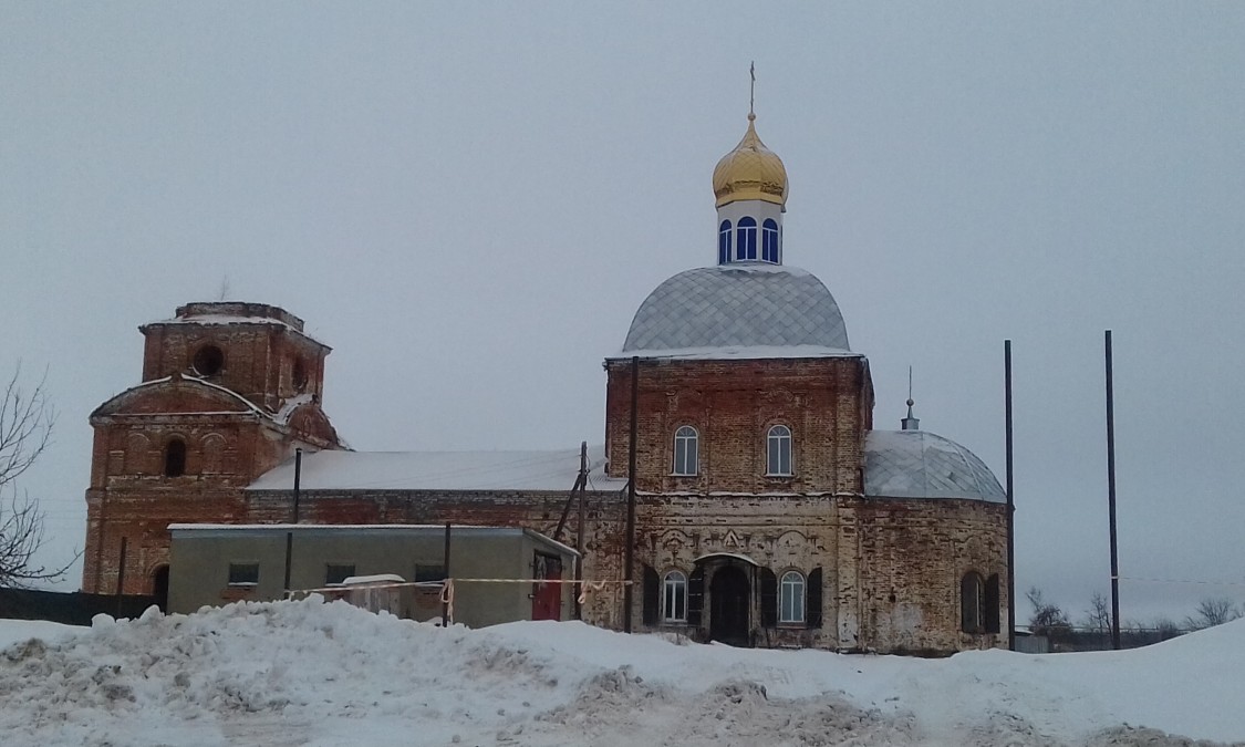 Церковь Богоявления Господня, Вадинск (Вадинский район, Пензенская область). общий вид в ландшафте, Фото Людмилы Васильковой