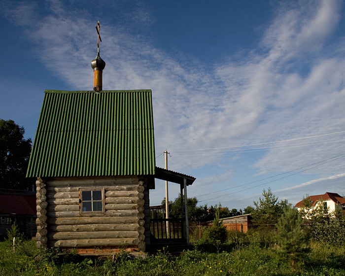Неизвестная часовня, Пустошь (Старорусский район, Новгородская область). фасады, Вид с юга