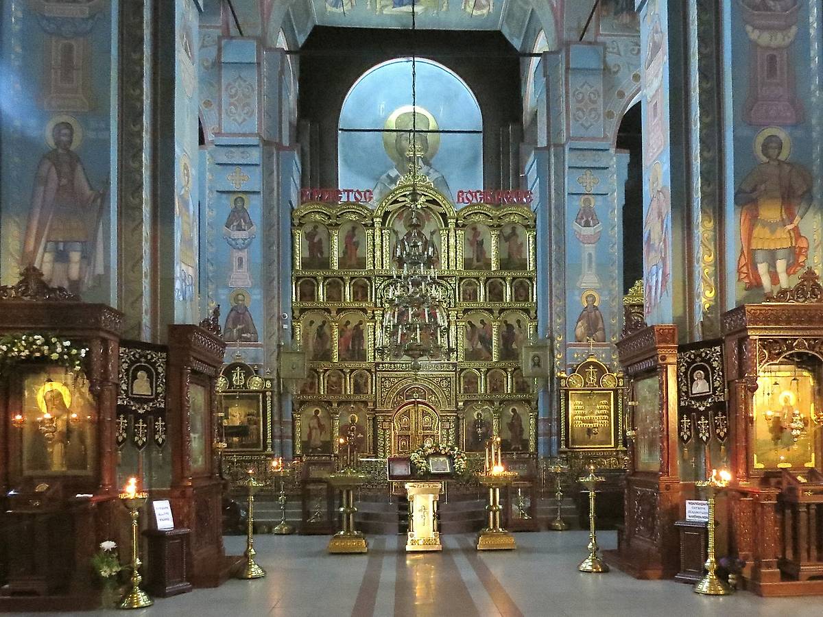 интерьер и убранство. Собор Всех Святых в земле Российской просиявших, Домодедово (Домодедовский городской округ, Московская область)