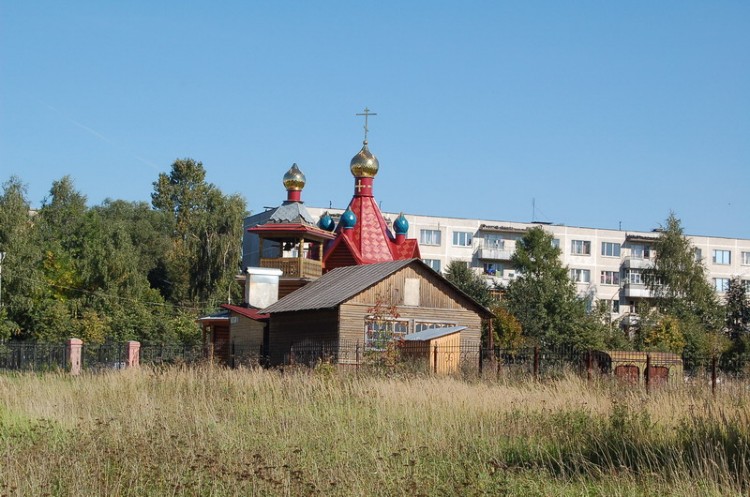 Церковь Державной иконы Божией Матери в Вострякове, Домодедово (Домодедовский городской округ, Московская область). общий вид в ландшафте