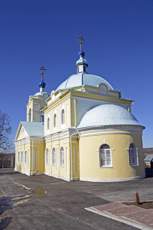 Церковь Сергия Радонежского, Кишкино (Домодедовский городской округ, Московская область). фасады
