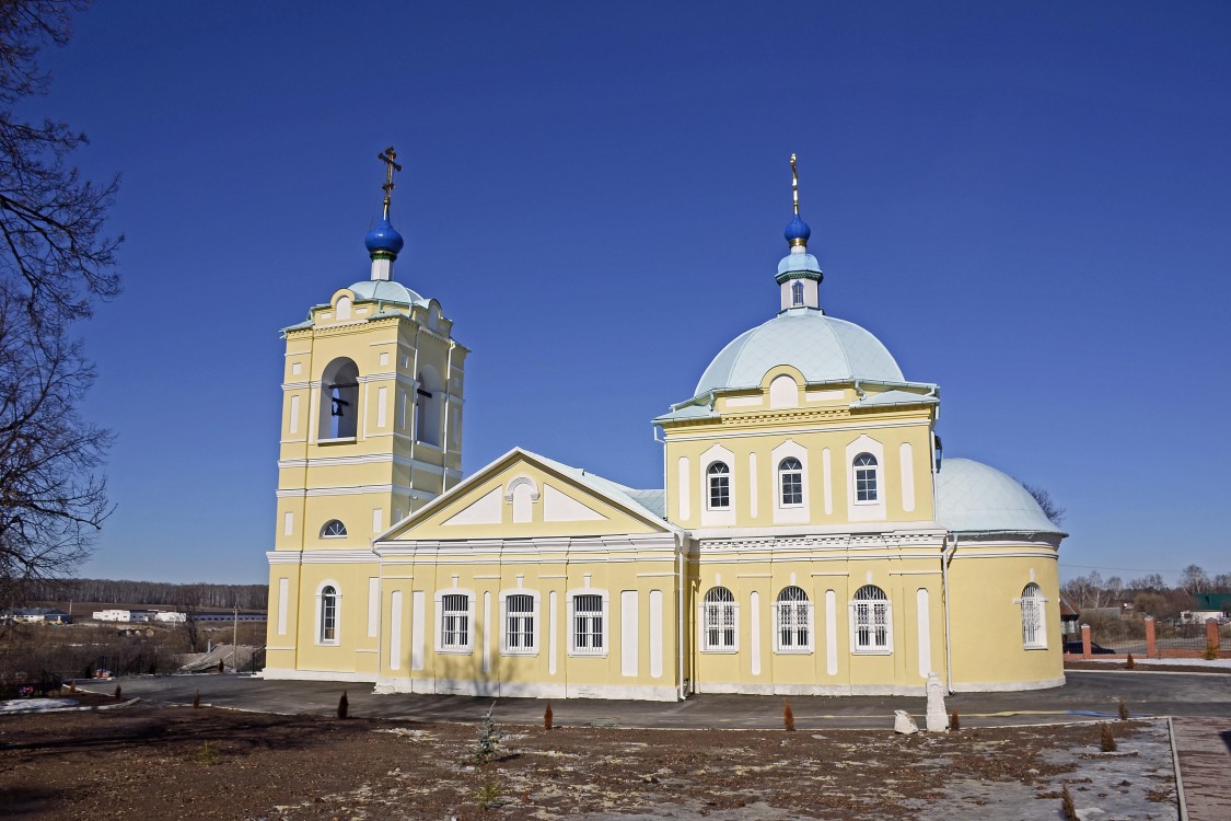 Кишкино. Церковь Сергия Радонежского. фасады
