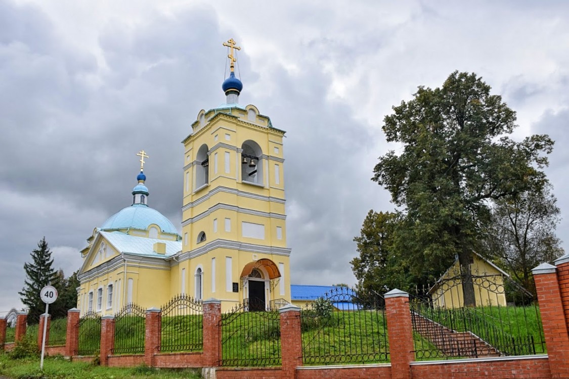 Церковь Сергия Радонежского, Кишкино (Домодедовский городской округ, Московская область). фасады