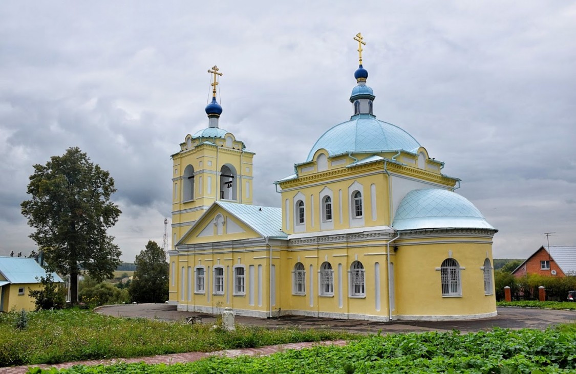 Церковь Сергия Радонежского, Кишкино (Домодедовский городской округ, Московская область). фасады