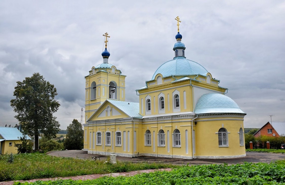 Кишкино. Церковь Сергия Радонежского. фасады