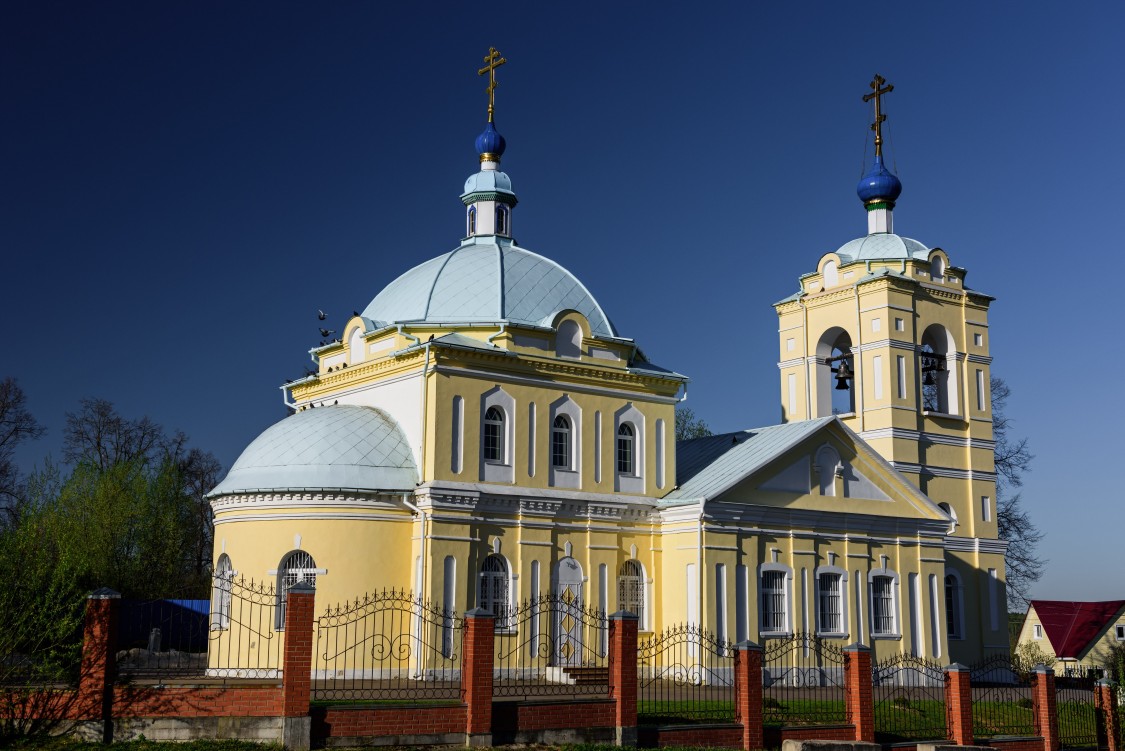 Кишкино. Церковь Сергия Радонежского. фасады