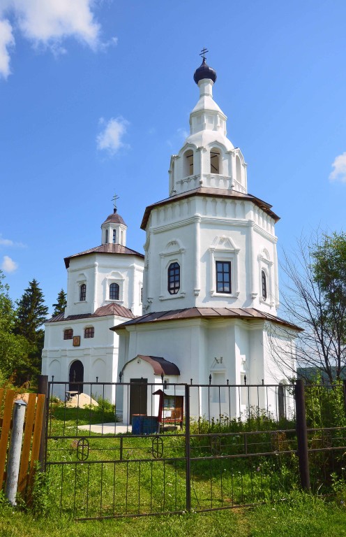 Храмовый комплекс. Церкви Покрова Пресвятой Богородицы и Василия Великого, Чиркино (Ступинский городской округ, Московская область). фасады