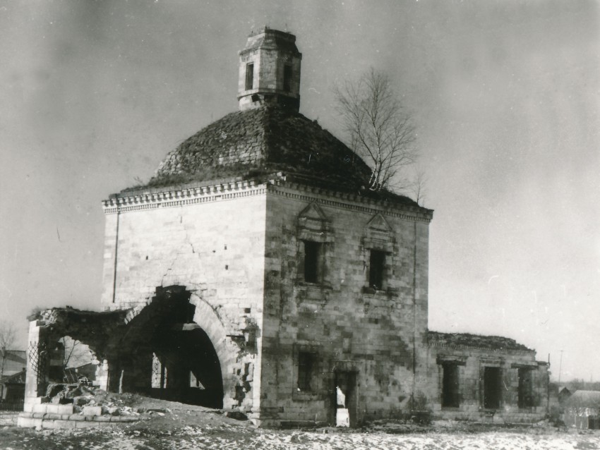 Лямцино. Церковь Николая Чудотворца. архивная фотография