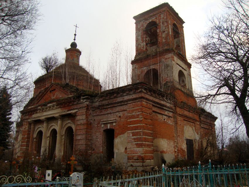 Церковь Всех Святых, Крапивна (Щёкинский район, Тульская область). фасады