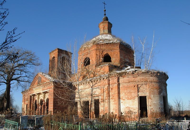 Церковь Всех Святых, Крапивна (Щёкинский район, Тульская область). фасады