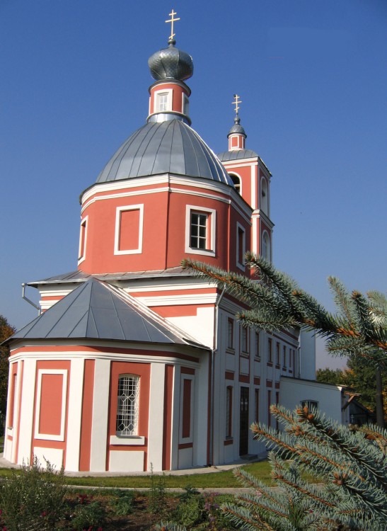 Церковь Параскевы Пятницы, Тросна (Щёкинский район, Тульская область). фасады, Осень		      