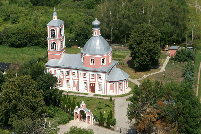 Тросна. Церковь Параскевы Пятницы. общий вид в ландшафте, 		      