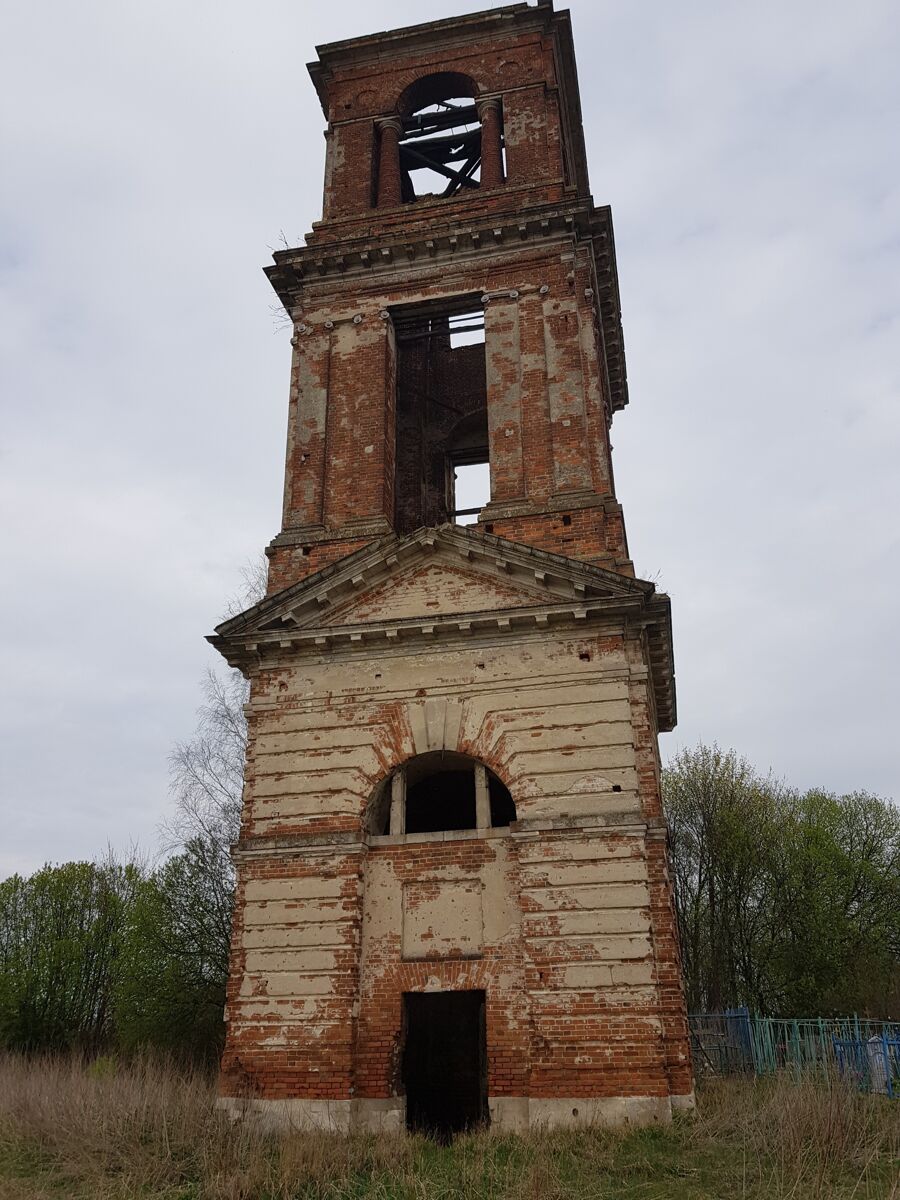 Колокольня церкви Успения Пресвятой Богородицы, Переволоки-Возвратные (Щёкинский район, Тульская область). фасады