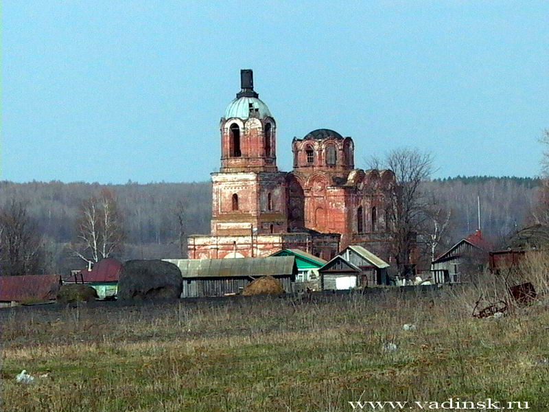 Церковь Николая Чудотворца, Ягановка (Вадинский район), фотография. фасады