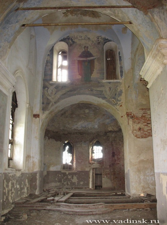 Церковь Михаила Архангела, Большая Лука (Вадинский район, Пензенская область). интерьер и убранство