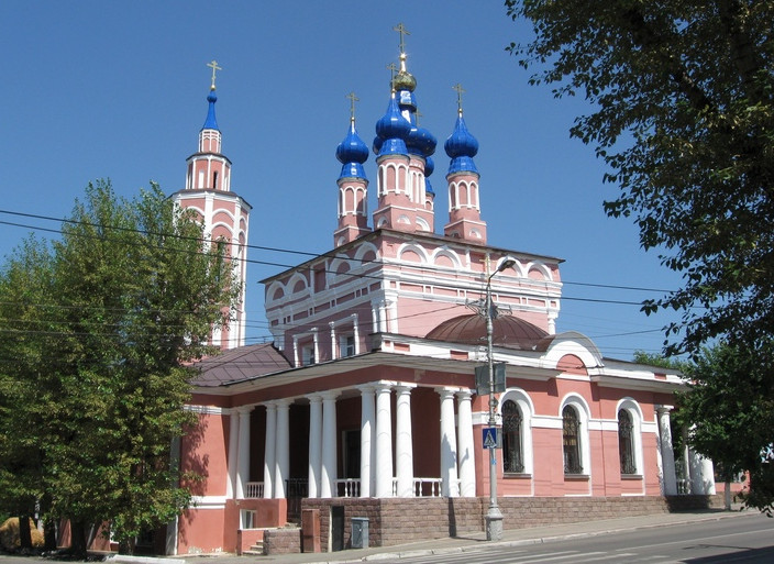 Калуга. Церковь Рождества Пресвятой Богородицы. фасады, 		      