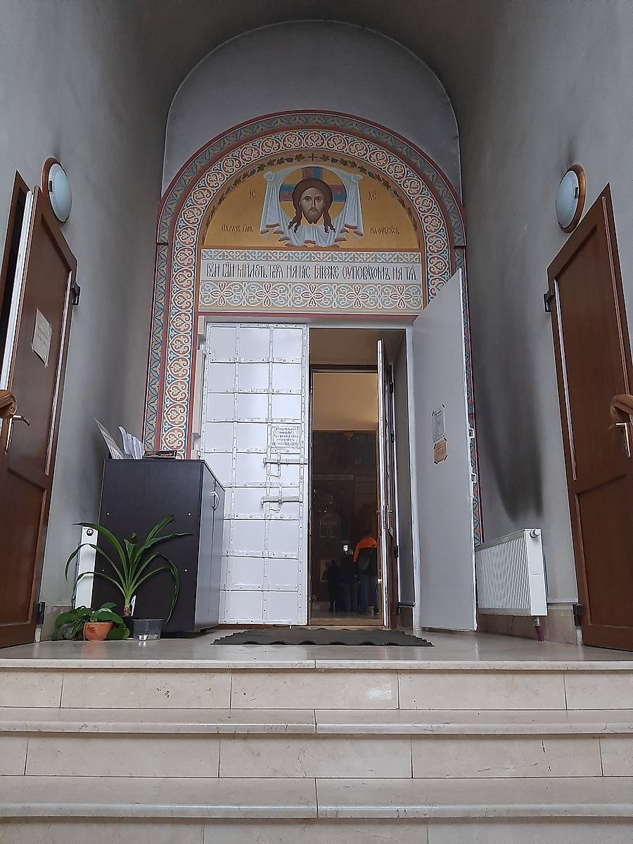 Притвор, архитектурные детали. Церковь Василия Блаженного, Калуга (Калуга, город, Калужская область)