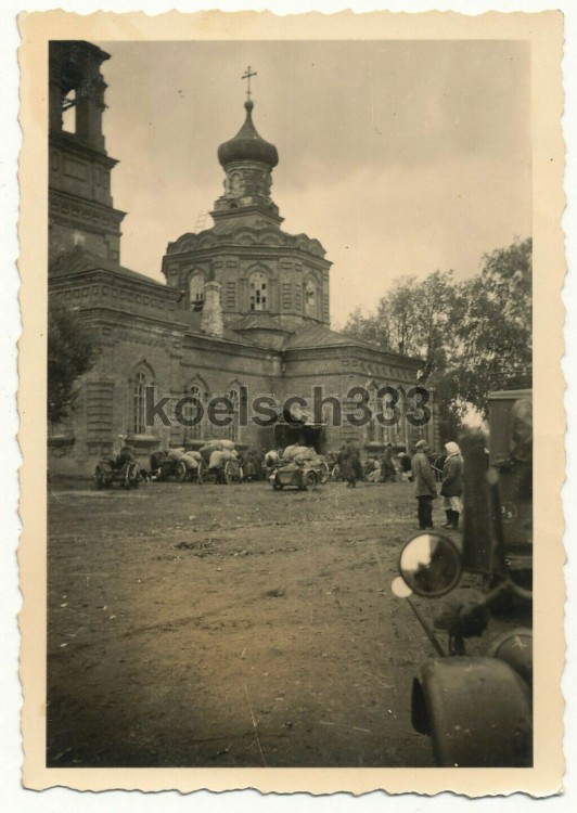 Фоминичи. Церковь Николая Чудотворца. архивная фотография, Фото 1941 г. с аукциона e-bay.de